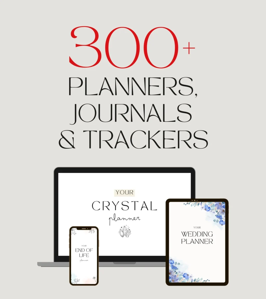 300+ PLR Digital Planners, Journals & Trackers - Canva Templates
