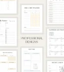 300+ PLR Digital Planners, Journals & Trackers - Canva Templates