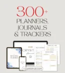 300+ PLR Digital Planners, Journals & Trackers - Canva Templates