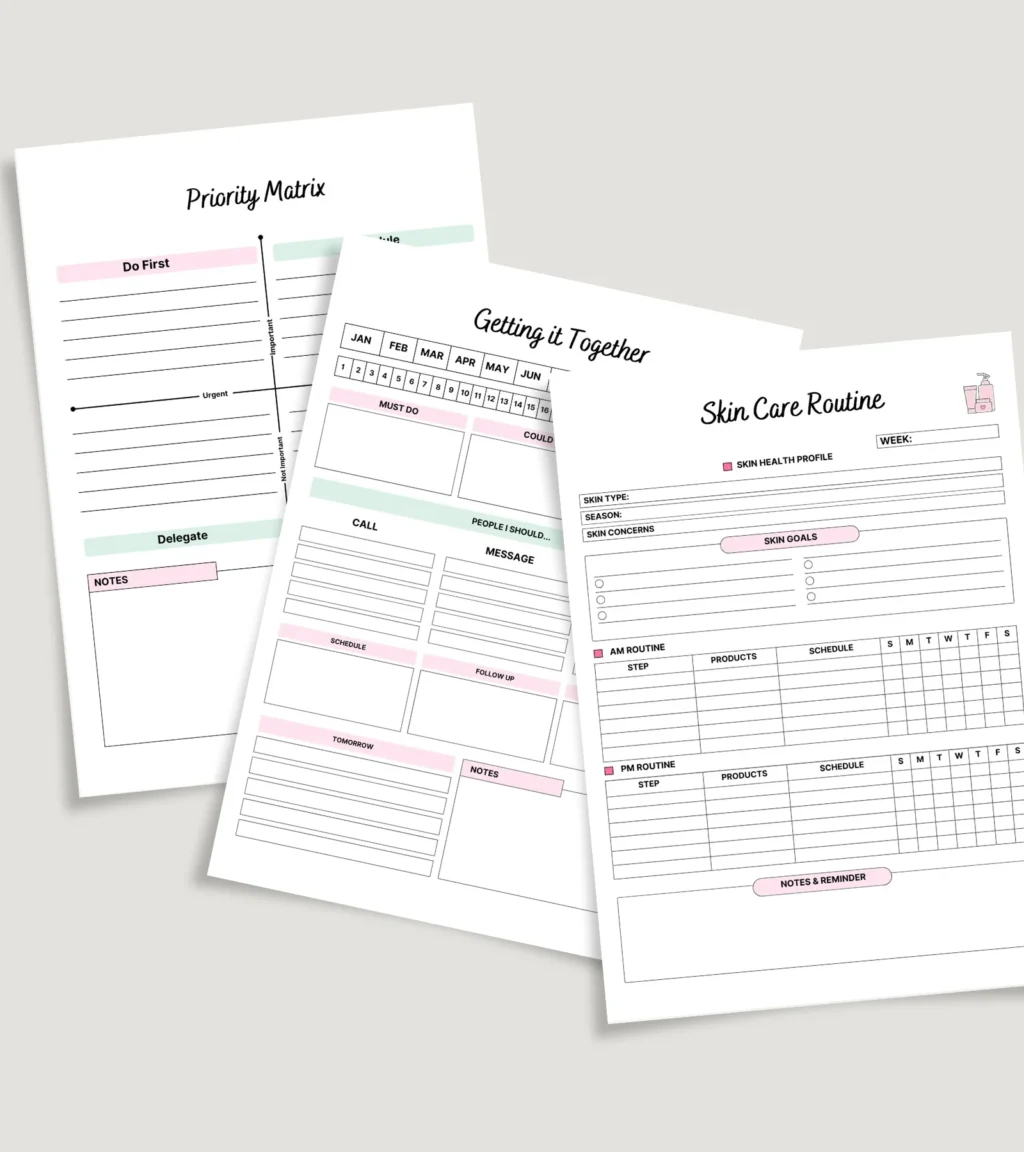 300+ PLR Digital Planners, Journals & Trackers - Canva Templates - Image 6
