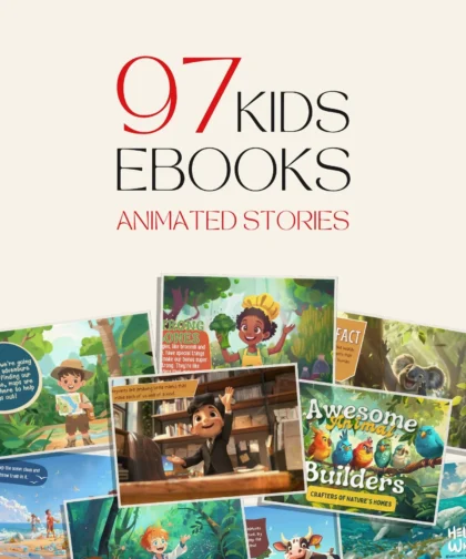 97 PLR Kids Animated Stories Bundle