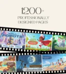 PLR Kids Animated Stories - Canva Templates Bundle