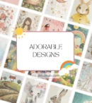 PLR Kids Printable Wall Arts Bundle