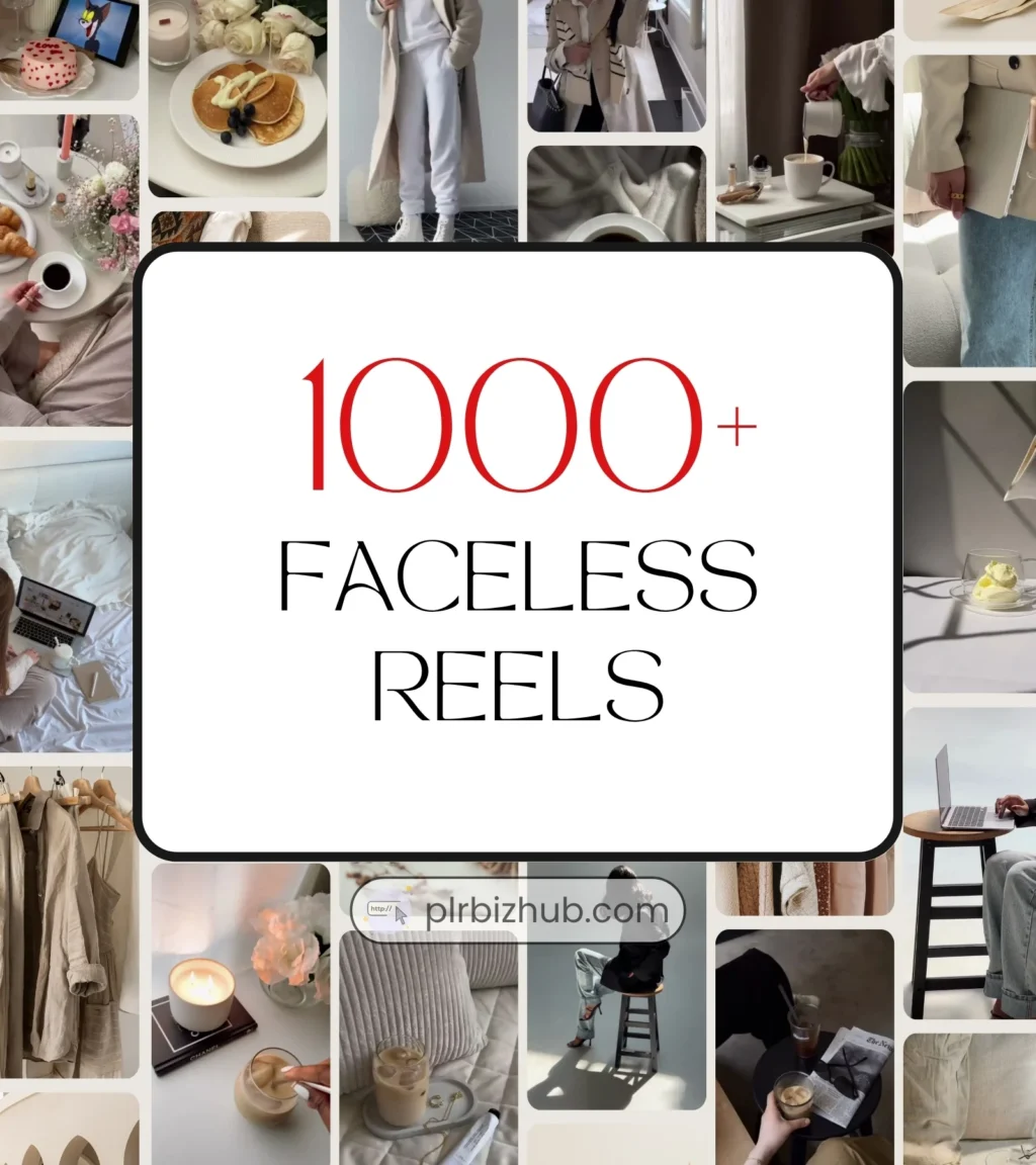 1000+ PLR Faceless Reels - Aesthetic Videos Bundle