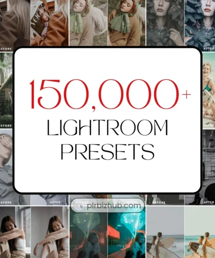 150,000+ PLR Premium Adobe Lightroom Presets Bundle