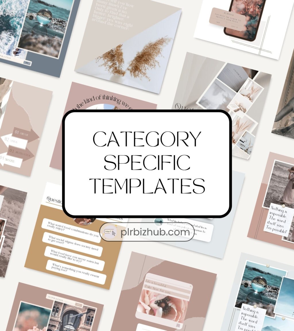 17000+ PLR Social Media Posts - Canva Templates Bundle - Image 4
