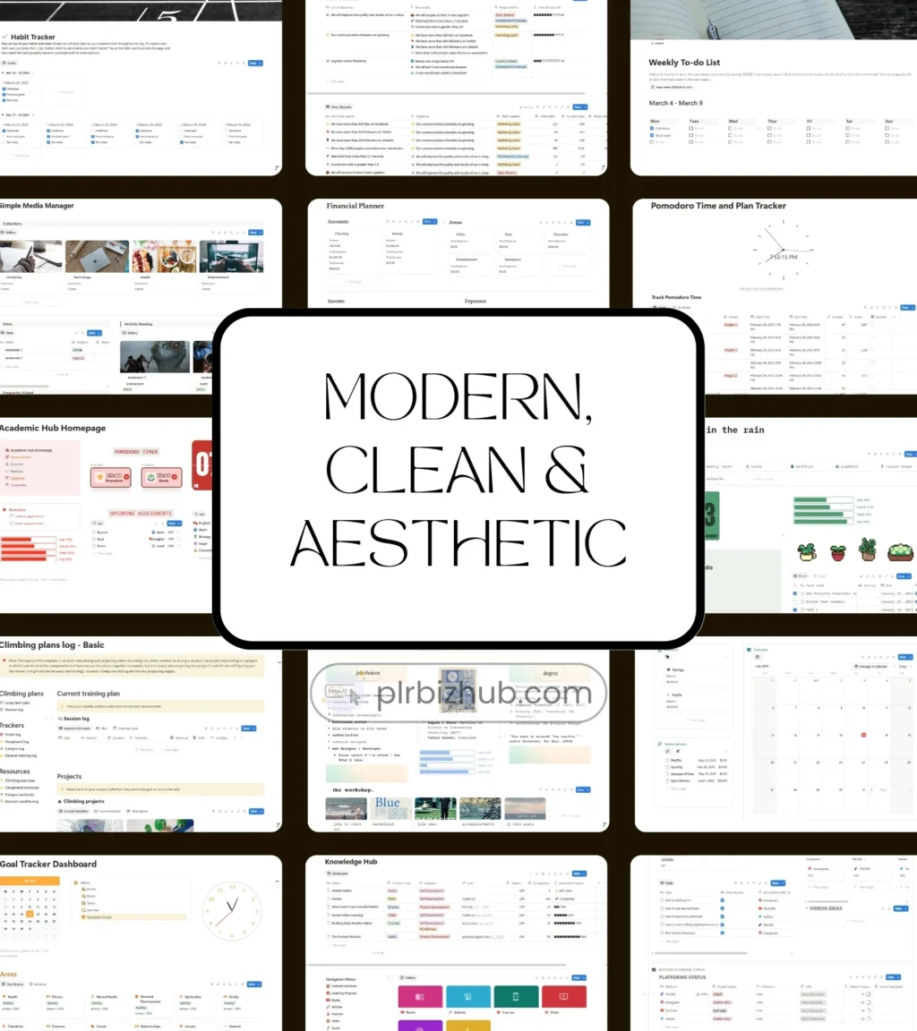 200+ PLR Notion Templates Bundle - Image 2