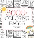 3000+ PLR Printable Coloring Pages Bundle for Kids