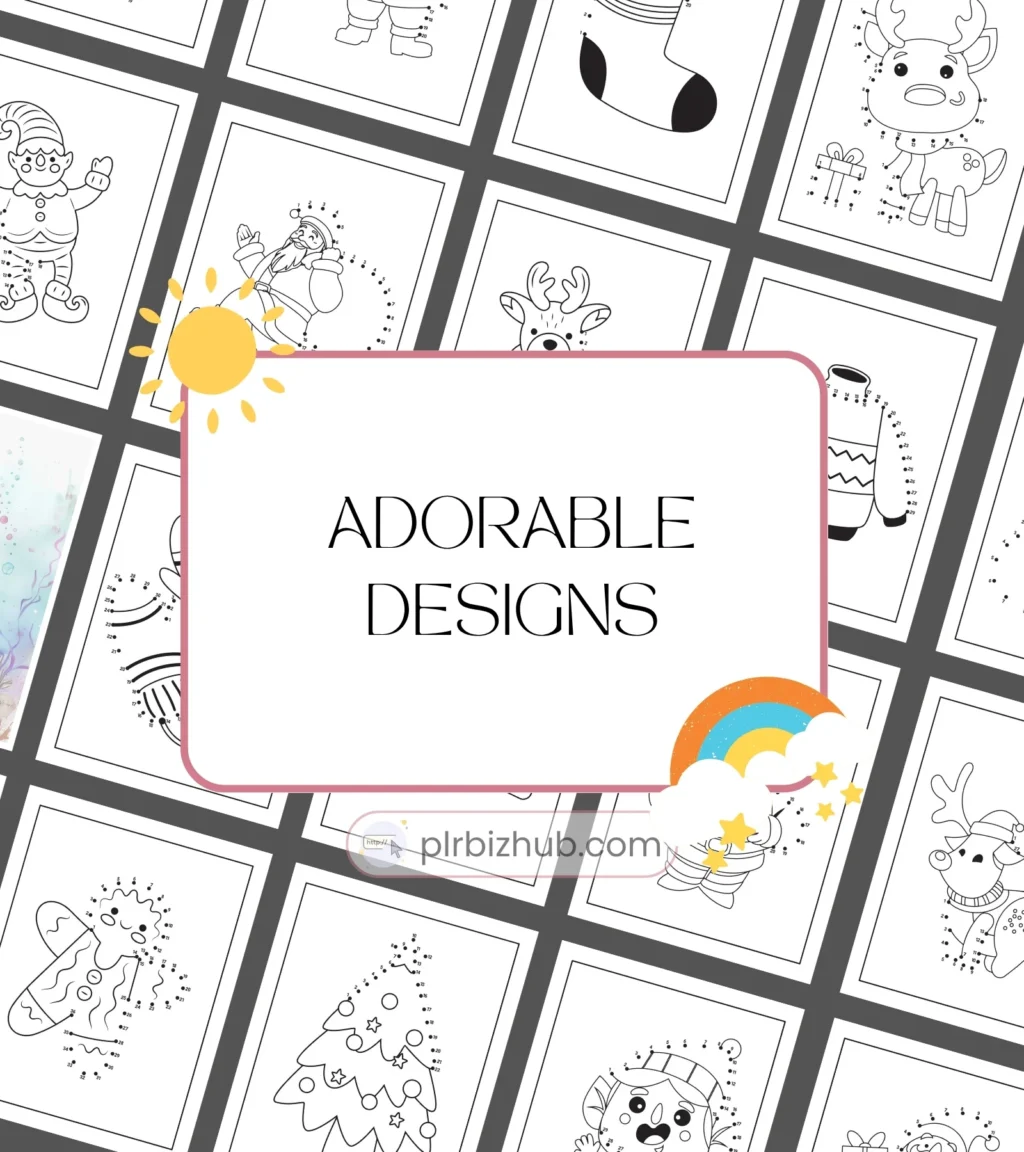 3000+ PLR Printable Coloring Pages Bundle for Kids - Image 2