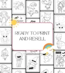 3000+ PLR Printable Coloring Pages Bundle for Kids