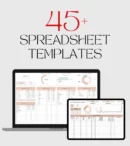 45+ PLR Google Spreadsheet Templates Bundle