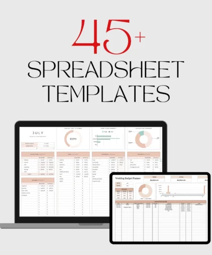 45+ PLR Google Spreadsheet Templates Bundle