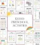 Kids Digital Products Complete Bundle - 15,000+ PLR Play and Learn Preschool Activities