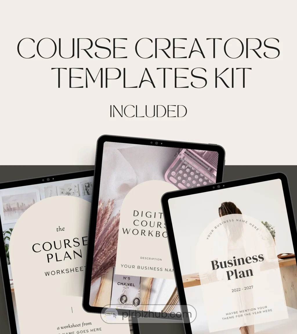 Comprehensive PLR Templates Bundle for Course Creators, Coaches and Influencers - Image 3