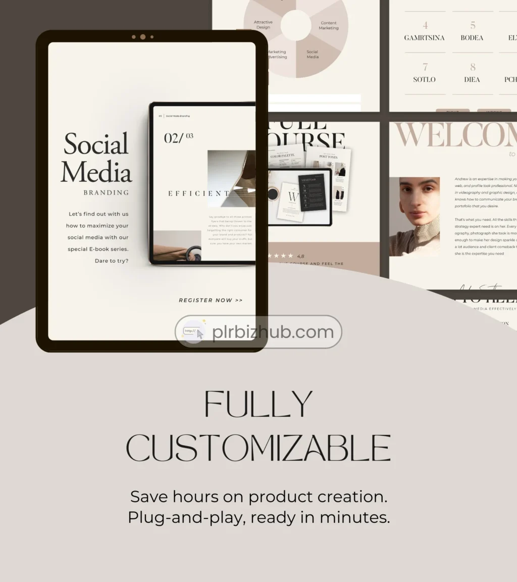 PLR Social Media Branding Templates Kit - for Coaches, Influencers and Course Creators - Image 3
