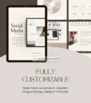 PLR Social Media Branding Templates Kit - for Coaches, Influencers and Course Creators