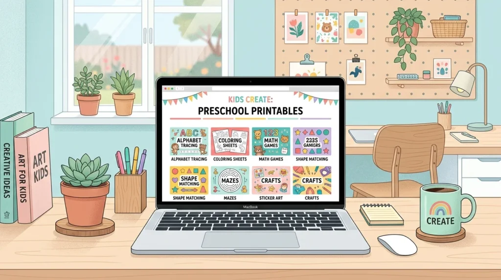 selling preschool printables online