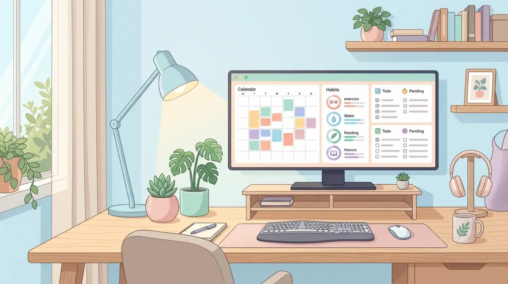 notion life operating system template setup