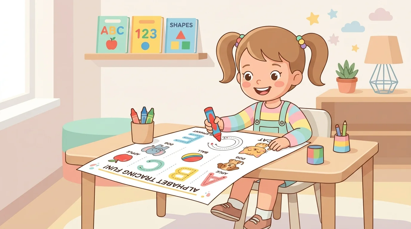 preschool alphabet tracing worksheets